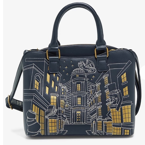 Loungefly Handbags - Loungefly Harry Potter Diagon Alley Stitched Handbag